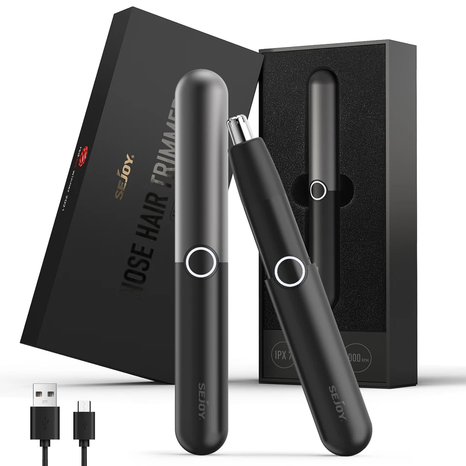 SEJOY Nasenhaartrimmer Nasenhaarschneider Trimmer Ohren Haartrimmer Wasserdicht
