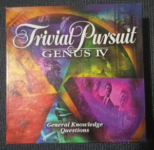 Trivial Pursuit Genus IV General Trivia Game Knowledge Questions Party Genius - Picture 1 of 4