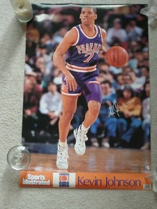 Kevin Johnson Phoenix Suns Sports Illustrated Poster Original Vintage 1990 7401 - Picture 1 of 11