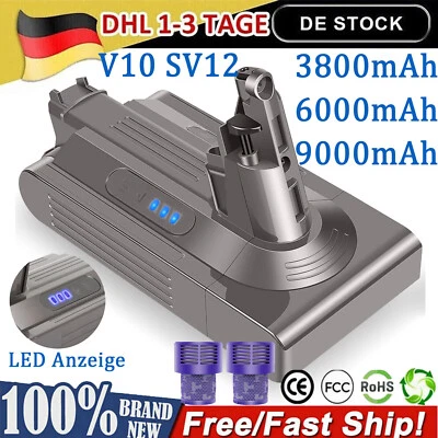 MARKENLOS 25.2V Akku Für Dyson V10 Ersatzakku Großer SV12 Absolute Staubsauger