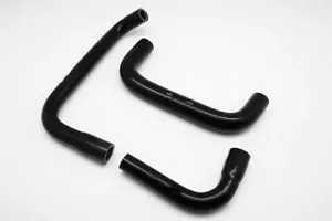 GTR Engine Breather Hose Fit Nissan Skyline GT-R R32 R33 R34 RB26 Silicone Black - Picture 1 of 3