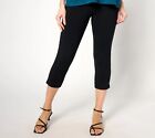 Women with Control Knit Pull On Pants Black L New