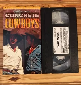 The Concrete Cowboys VHS Tom Selleck Morgan Fairchild Barbara Mandrell - Picture 1 of 8