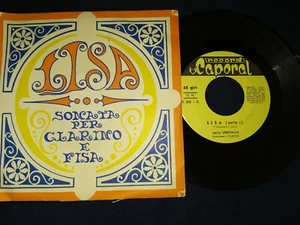 45 GIRI 7" LISA SONATA PER CLARINO E FISA DISCO VINILE LA SONOR MADE IN ITALY - Foto 1 di 2