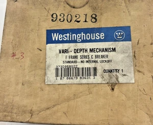 WESTINGHOUSE VARI DEPTH MECHANISM F FRAMES SERIES C BREAKER STANDARD NO INTERNAL - Picture 1 of 7