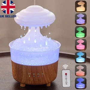 Rain Cloud Humidifier Essential Oil Diffuser for Sleeping Relaxing 7 Colors W - Picture 1 of 14