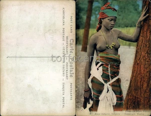 RISQUE NUDO ETNICO FRANCIA AFRICA OCCIDENTALE-D11-89 - Picture 1 of 1