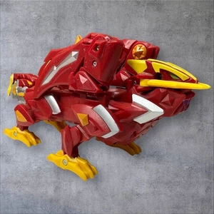Bakugan Gundalian Invaders Pyrus Dragonoid Colossus Figure Dragon Incomplete - Picture 1 of 11