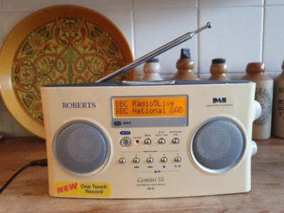 ROBERTS GEMINI 55 / RD-55 RADIO - DAB/RDS FM/SD CARD/AUX IN + Power Cable - Image 1 of 4