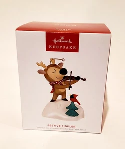 Hallmark Keepsake Ornament 2023 Magic Festive Fiddler - Picture 1 of 5