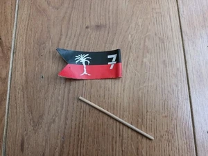 De colección Cherilea Action Man Alemán Afrika korp Motocicleta Sidecar SOLO BANDERA - Imagen 1 de 7