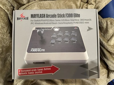 Brand New MAYFLASH Arcade Stick F300 Elite with Sanwa Buttons and Sanwa Joystick - Image 1 of 4