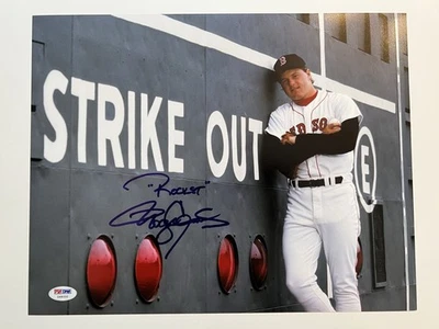 Roger Clemens signed 11x14 autographed photo "Rocket" inscribed PSA Authentic - Image 1 of 3