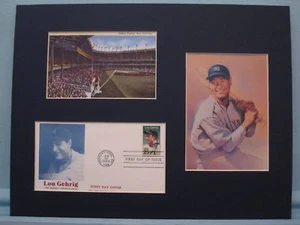 Yankee Great Lou Gehrig & First day Cover - Picture 1 of 1