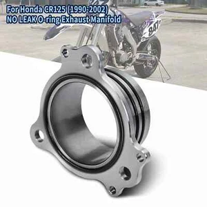 Exhaust Manifold Abgaskrümmer mit O-rings 45# Metal Für Honda CR 125 1990-2002 - Picture 1 of 13
