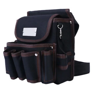 Electrician Waist Pocket Belt Tool Pouch Bag Hardware Toolkit Holder Bag - Picture 1 of 7