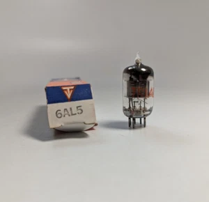 TRIAD 6AL5  Vacuum Tube TESTED With Box *Single Unit* - Picture 1 of 4