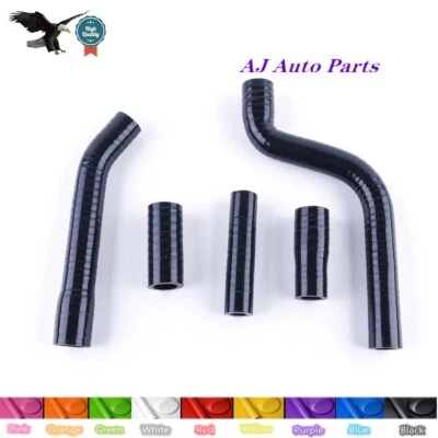 FOR 2005-2013 YAMAHA YZ250 YZ 250 SILICONE RADIATOR COOLANT NEW HOSE & BLACK - Image 1 of 4