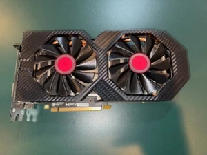 XFX 8GB 580 Radeon Card Graphics GDDR5 AMD Edition Black GTS RX580 XXX OC+ - Picture 1 of 3