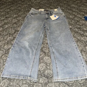 Jeans Judy blu 11/30 vita alta gamba dritta controllo pancia blu elasticizzato nuovo con etichette - Foto 1 di 6