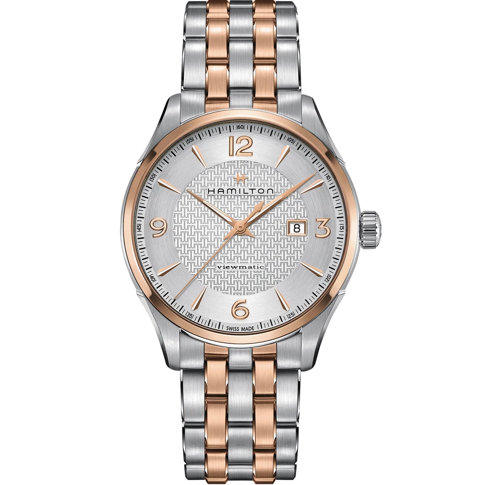 Hamilton Jazzmaster Silver Men's Watch with Multicolor Stainless Steel Band - H42725151