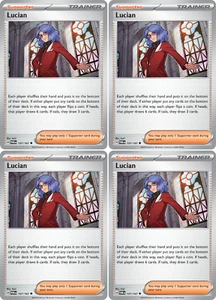 Lucian 157/167 - Twilight Maskerade - Pokemon Trainer Karte Lot x4 - Bild 1 von 1