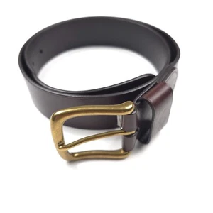 Polo Ralph Lauren Pony dunkelbrauner Ledergürtel Made in Italy Herren Größe 32 - Bild 1 von 7
