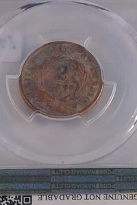1864 2 cents graded by PCGS Enviromental damadge - VF Detail LM RPD FS-1302 - Picture 1 of 6