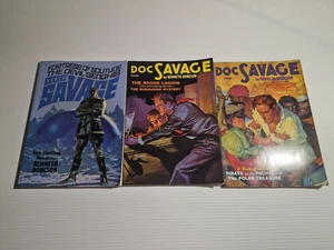 7x Bundle Doc Savage Pulp Reprints Nostalgia Ventures reprints 2007 - Foto 1 di 11