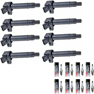 Denso Platinum TT Spark Plug & Engine Ignition Coil For Lexus Sequoia 4.7L V8 - Picture 1 of 6