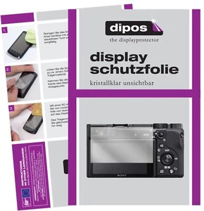6x Pantalla para Sony Alpha 6400 Protector de protectores transparente dipos - Imagen 1 de 4