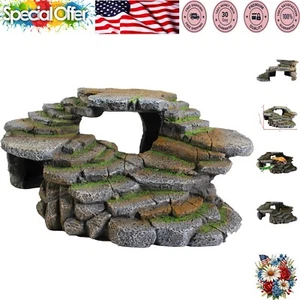 Expandable Large Cave Hideout with Climbing Surface for Aquariums & Terrariums - Picture 1 of 7