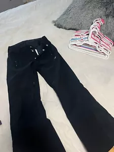Girls Obermeyer ski pants size 8, black - Picture 1 of 3