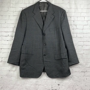 Corneliani Cappotto Sportivo Uomo 54 Blazer Lana 3 Bottoni Texturizzato Grigio - Foto 1 di 13