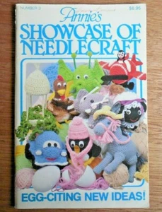 Folleto de patrones de exhibición de agujas de Annie's Showcase of Needlecraft No. "Nuevas ideas para citar huevos" - Imagen 1 de 6