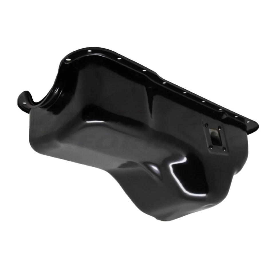BLACK STEEL OIL PAN FOR 1981-84 FORD 302 5.0L TRUCK E-F-100 150 250 BRONCO - Image 1 of 1