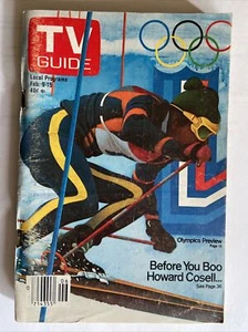 1980 Winter Olympics Lake Placid Coverage TV Guide February 9 - Howard Cosell - Picture 1 of 5