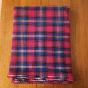 NEW Pendleton RED/BLUE PLAID WOOL FABRIC/Yardage 3.5 YDS 62"Wide - Picture 1 of 2