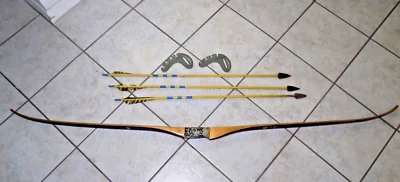 Bear Archery Co. Bear Cub 62" 47 Lb. TT170 W/3 Arrows - Image 1 of 4