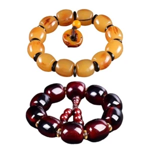 Mindfulness Buddhist Beads Bracelet Elastic Wristchain Unisex Handchain Jewelry - Bild 1 von 9