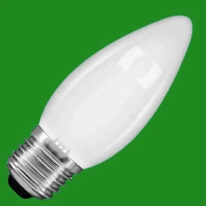 2x 40W Incandescent Tungsten Filament Frosted Candle Dimmable Light Bulb E27 ES - Picture 1 of 1