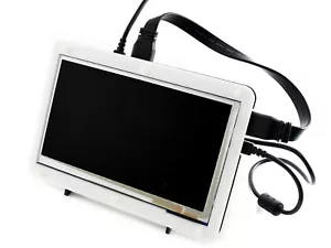 Waveshare 7" Display with Case for Raspberry Pi 800×480 Capacitive Touch Screen - Picture 1 of 10