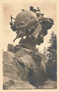 Postcard Weltpostdenkmal Postal Monument Bern Switzerland 1913 - Picture 1 of 2