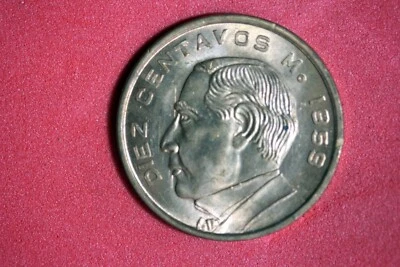 ESTATE FIND 1959 - Mexico Diez Centavos Coin!!  #N06752 - Image 1 of 2