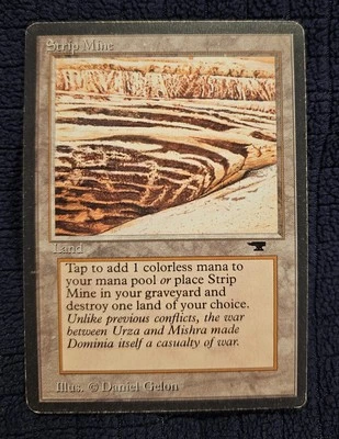 MTG Strip Mine No Horizon MP  Antiquities Magic the Gathering - Image 1 of 2