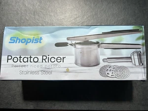 Shopist Potato Ricer Perfect Riced Patata Acero Inoxidable - Imagen 1 de 10