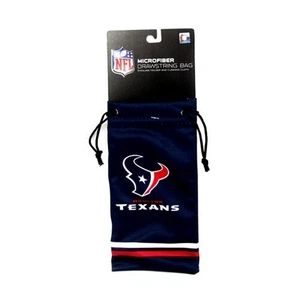 Houston Texans Gafas de sol Bolso Cordón Microfibra Bolsa NFL Mercancía Oficial - Imagen 1 de 2