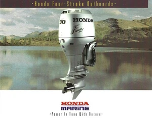Boat Brochure - Honda - Four-Stroke Outboard Motor Engine -c2004 (SH307) - Picture 1 of 1