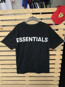 Essentials Fear of God Big Reflective Logo Oversized Tee Shirt - Picture 1 of 10