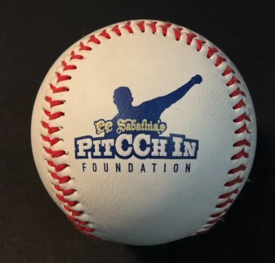 CC Sabathia's PitCCh In Foundation Souvenir Collectible Baseball NEW - Image 1 of 4